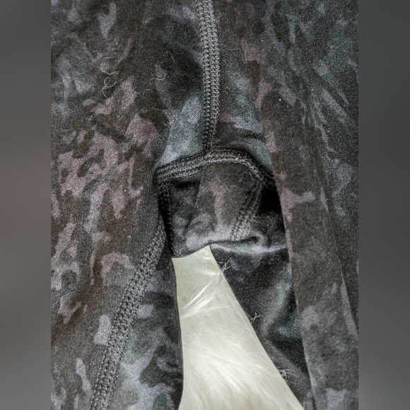 NWT Danskin black/grey brushed athletic full length polyester/spandex soft leggi - Picture 4 of 9